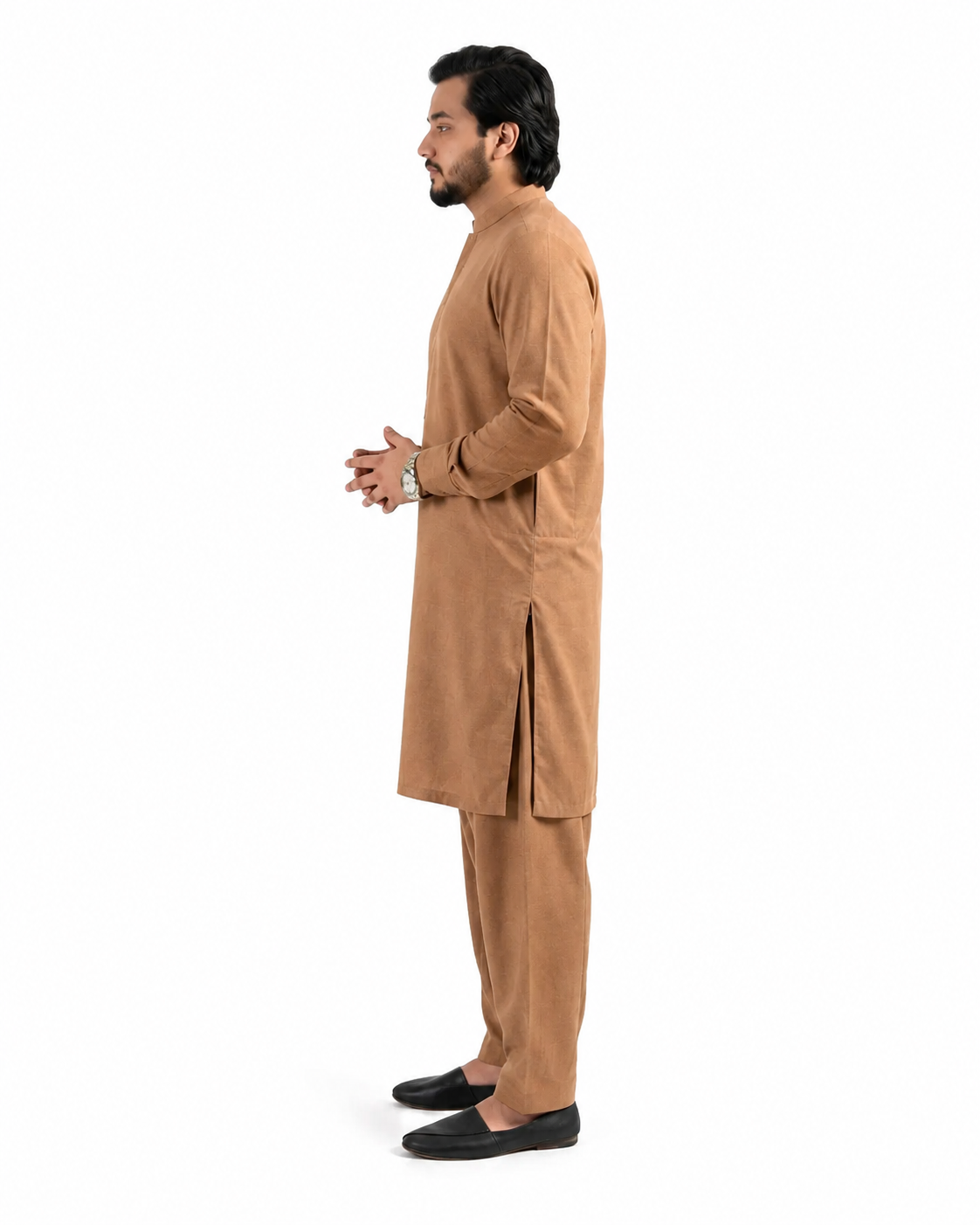 Men’s Fine-Weave Unstitched Karandi Suit