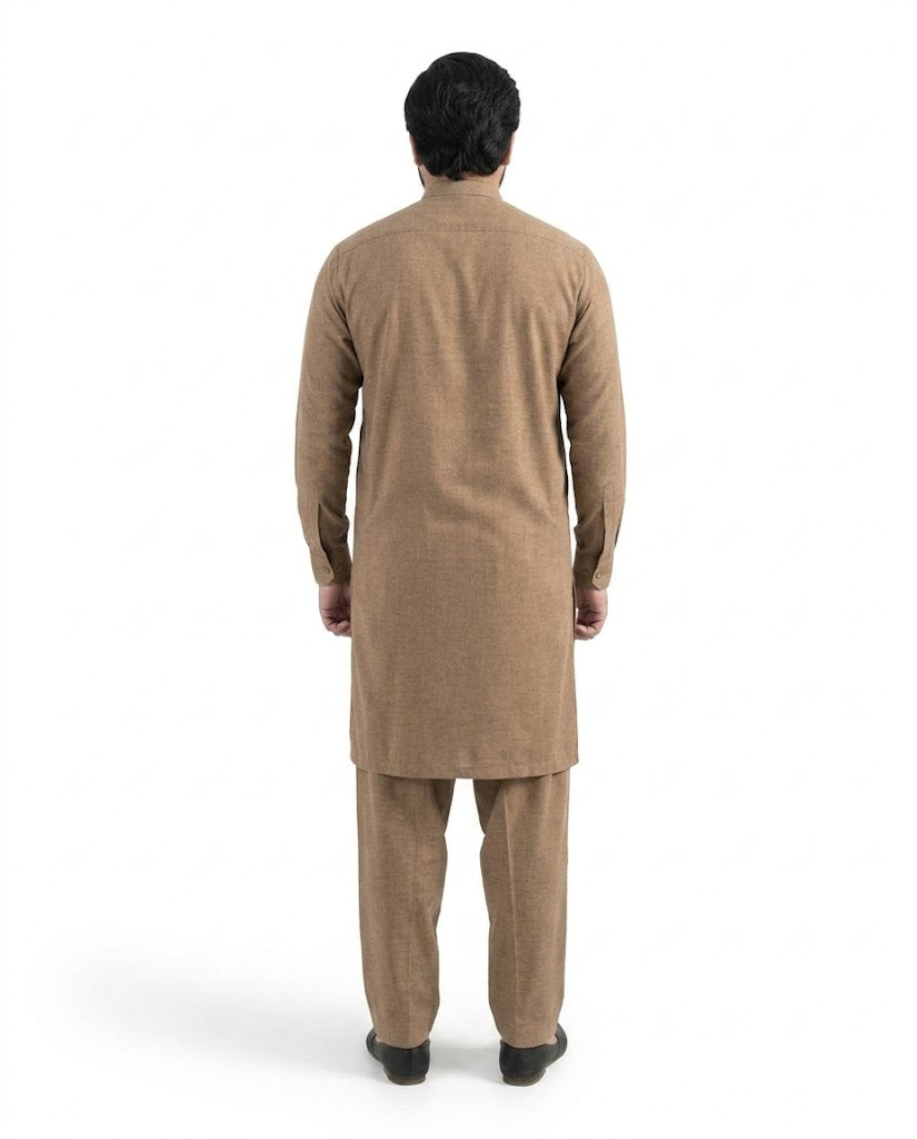 Unstitched Karandi Suit for Men