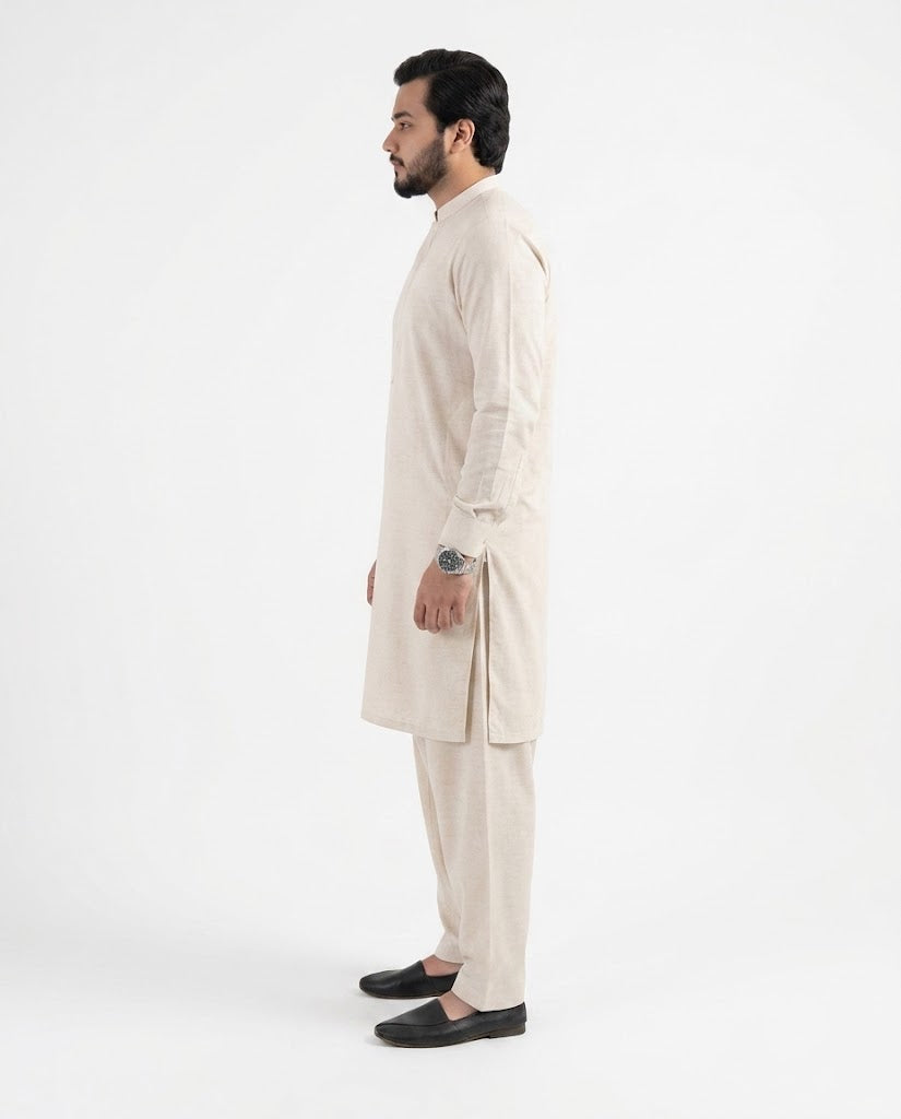 Luxury Men Unstitched Karandi Suit