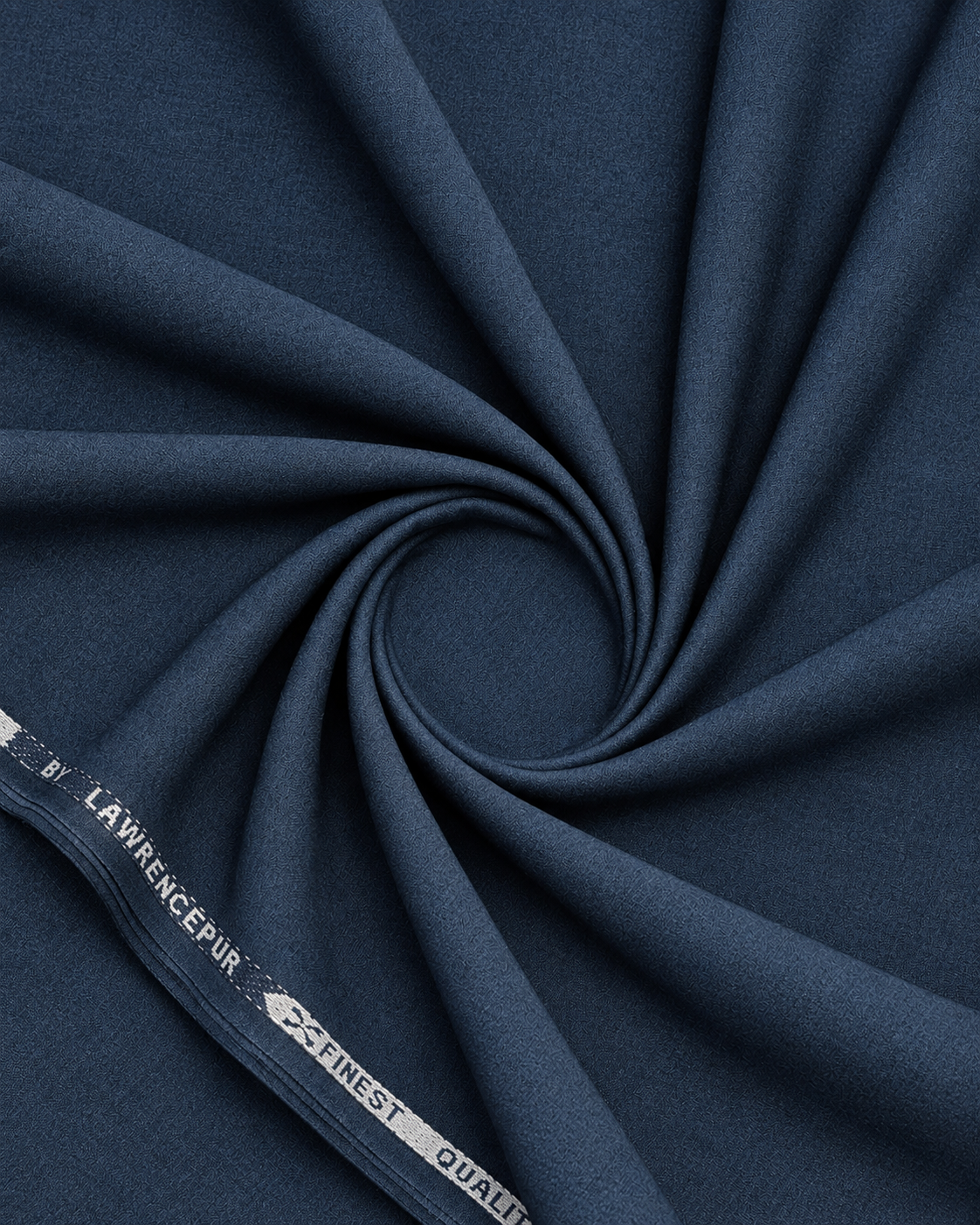 Navy Blue Worsted wool Unstiched
