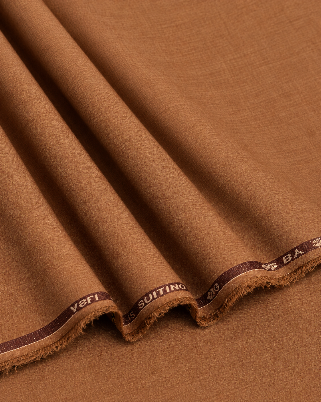 Asli Sona Caramel Unstitched Suit