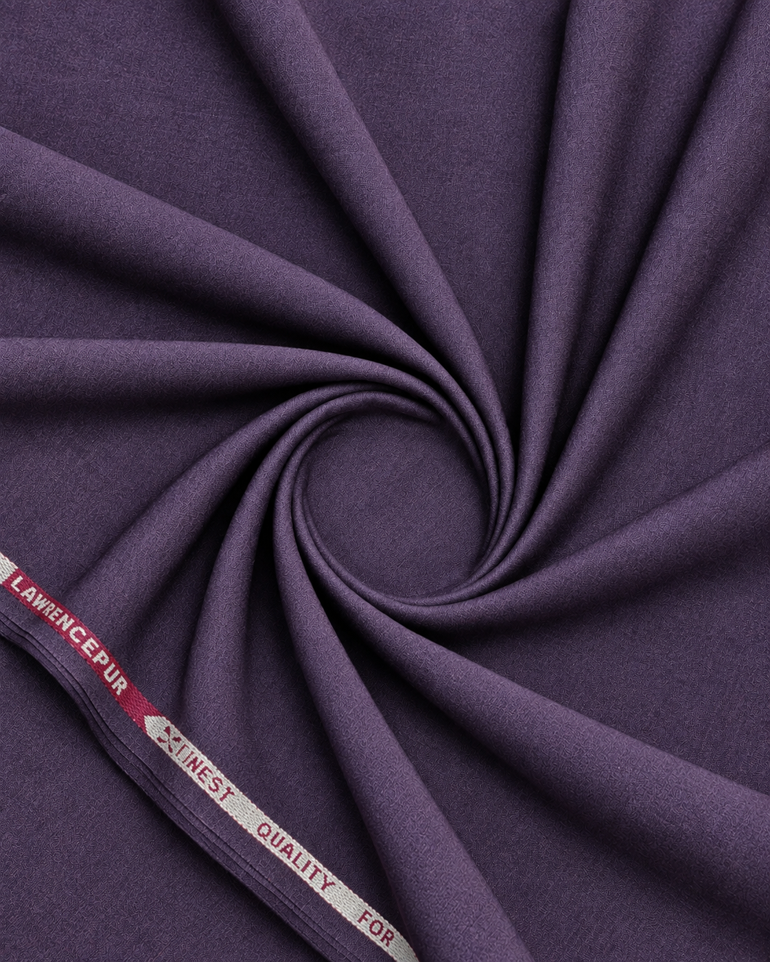Purple Winter Worsted wool Unstiched