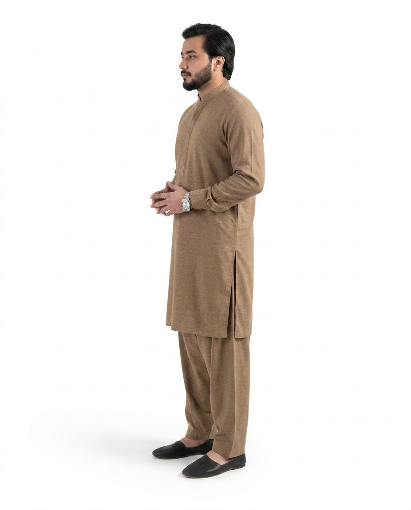Unstitched Karandi Suit for Men