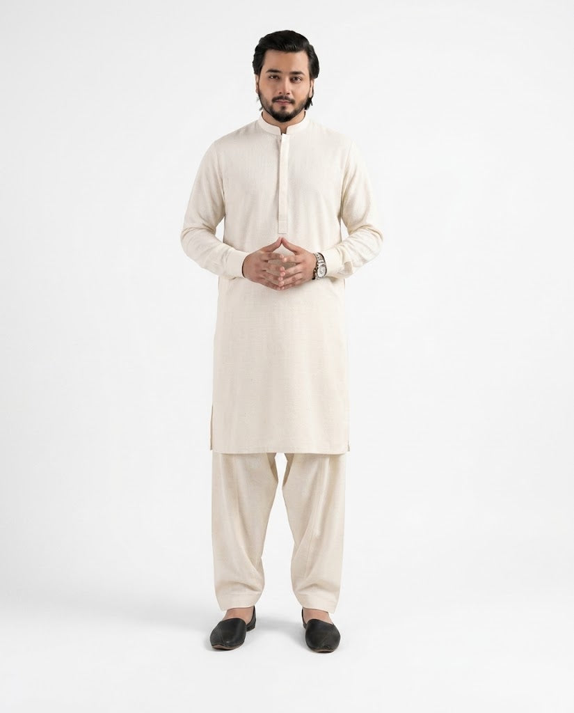 Luxury Men Unstitched Karandi Suit