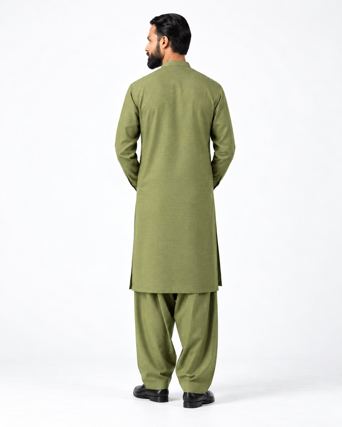 Asli Sona Moss Unstitched Suit