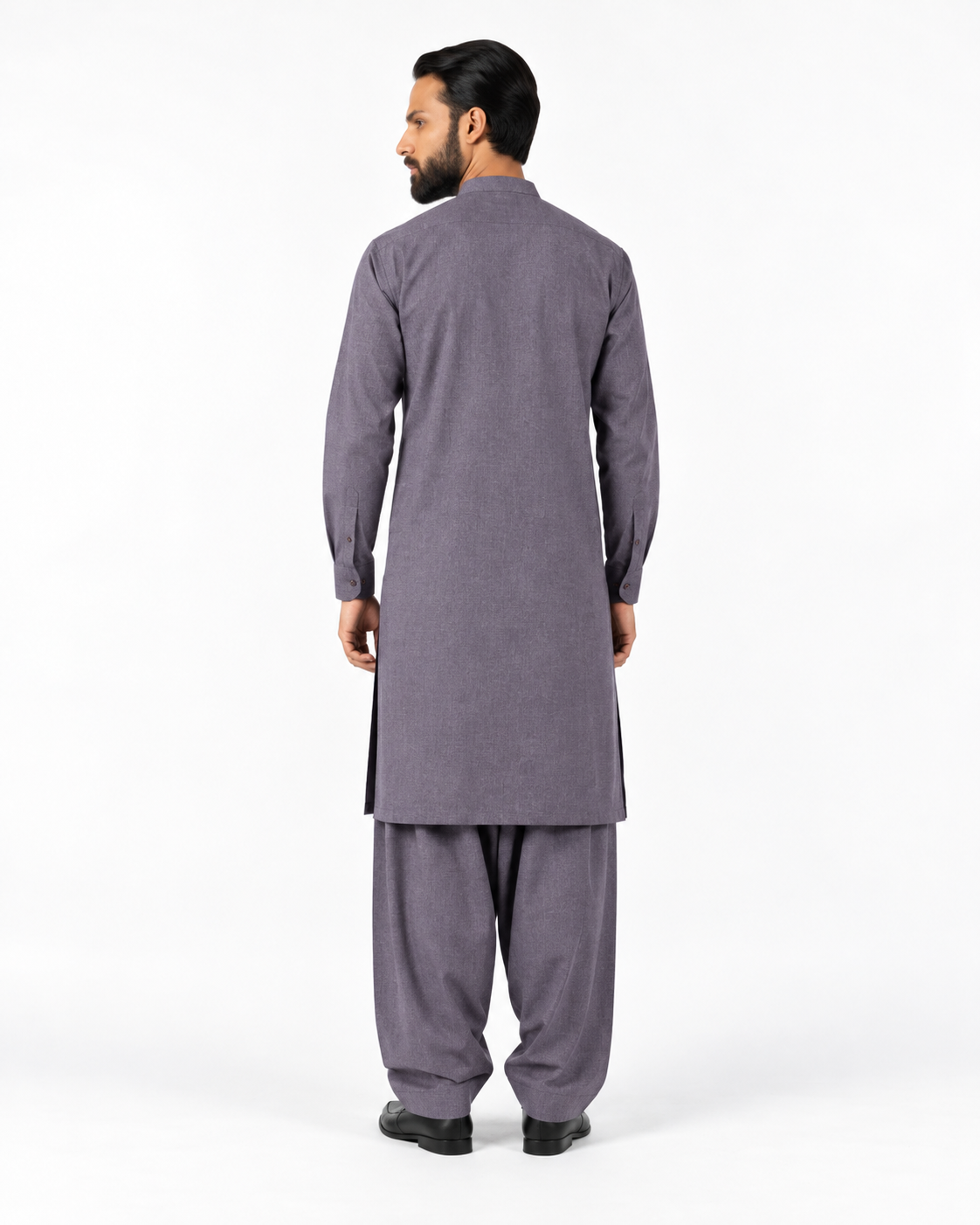 Asli Sona Purple Unstitched Suit