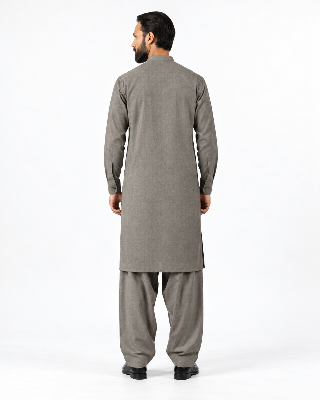 Asli Sona Grey Unstitched Suit