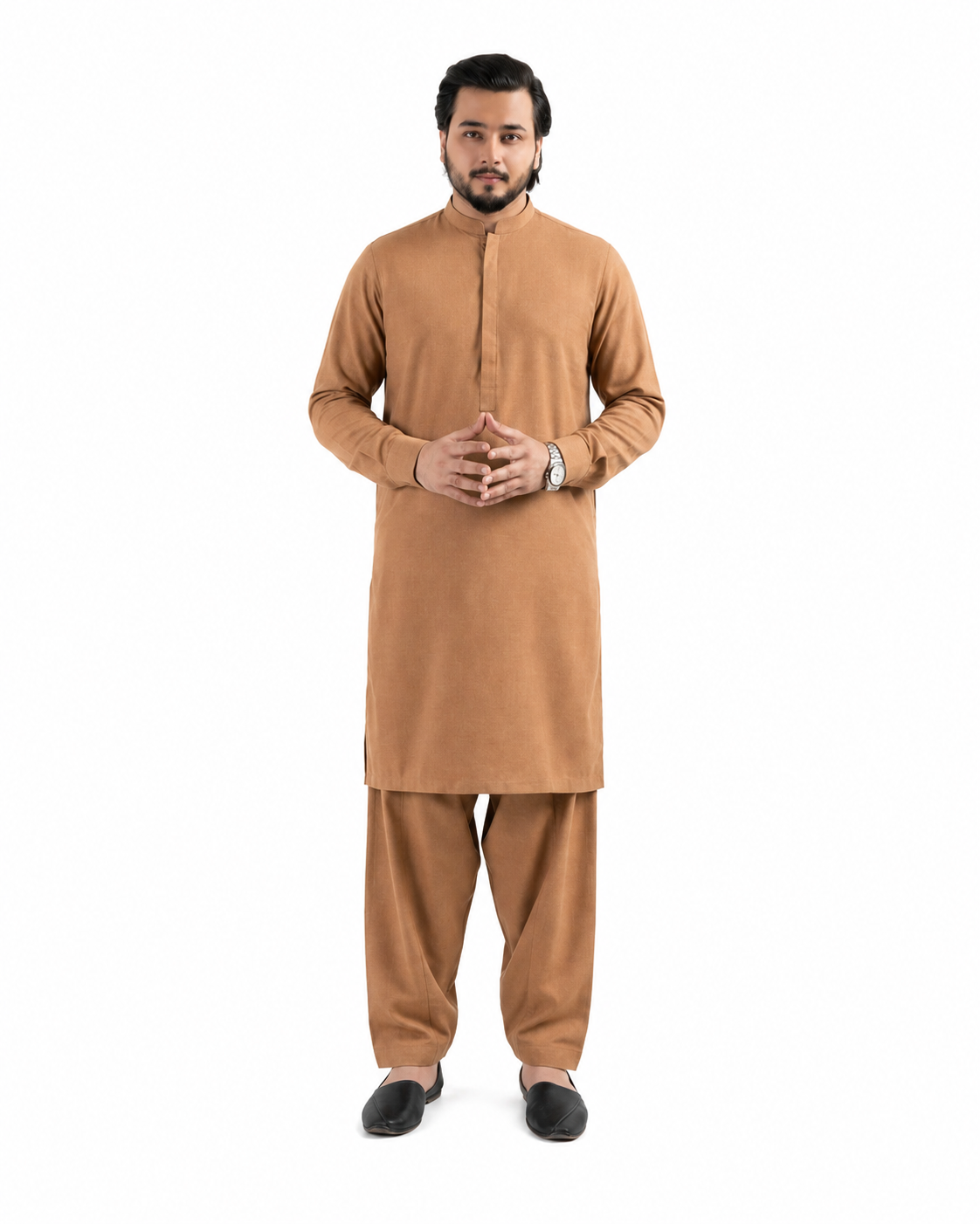 Men’s Fine-Weave Unstitched Karandi Suit