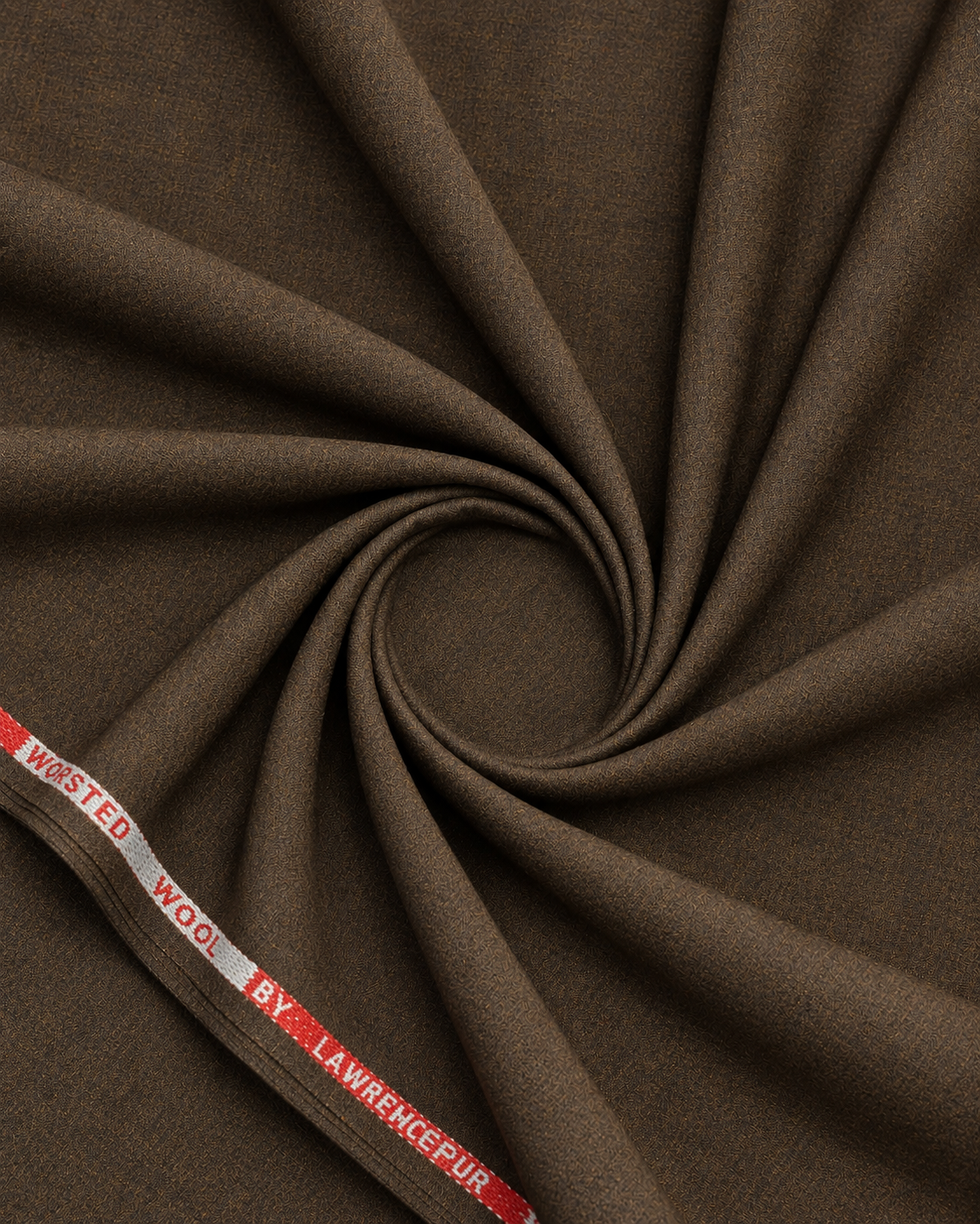 Classic Brown Worsted wool Unstiched